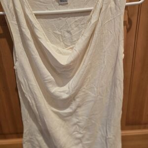August Silk Cream Tank Top